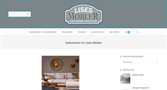 Desktop Screenshot of lises-mobler.no