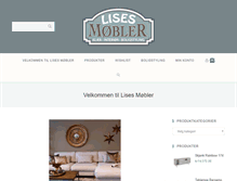 Tablet Screenshot of lises-mobler.no